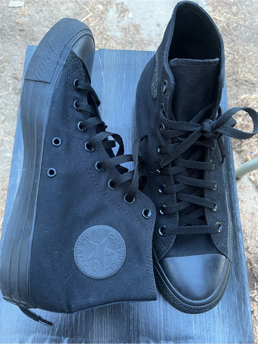 Converse Black High-Top Canvas Sneakers
